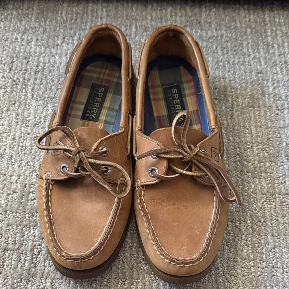 Sperry Women's Brown Leather Boat Shoes
